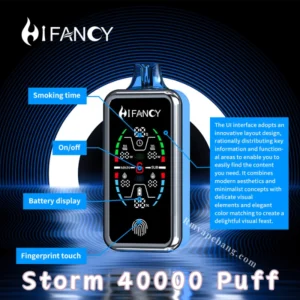 HIFANCY Storm 40K Rechargeable Disposable Vape
