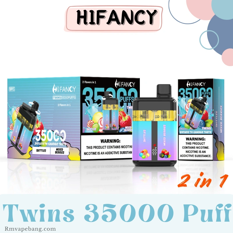HIFANCY TWINS 35K Potiahnutí Veľkoobchodný vaporizér s EU skladom