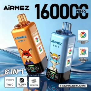 airmez-160k-puff-8-in-1-disposable-vape-adjustable-flavors