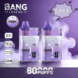 Bang Legend 60K Puffs Disposable Vape 60000 Puffs LED Display