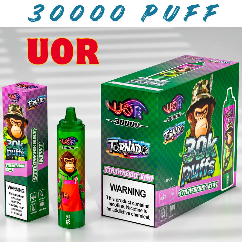 UOR Pen Vape – jednorazový vaporizér s vysokým počtom potiahnutí (30 000 potiahnutí)