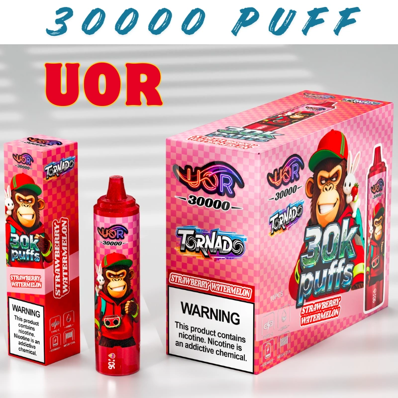 UOR Tornado Vape – 30 000 potiahnutí, lacný jednorazový vaporizér