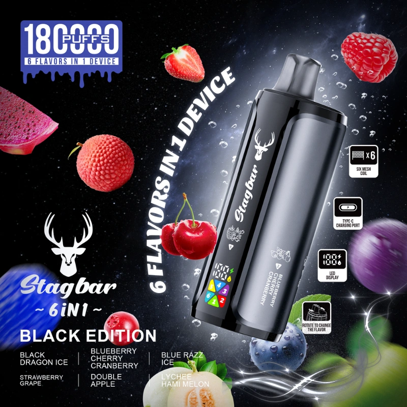 180k Puffs Stag Bar Multiple Flavors Vape Cheaper Price
