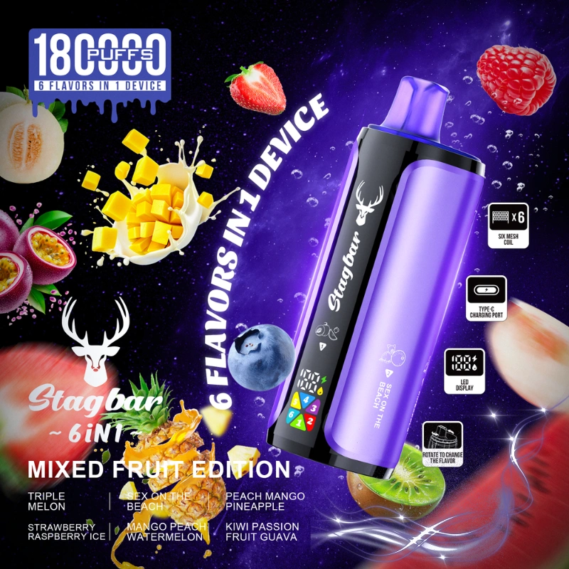 180k Puffs Stag Bar Tornado Vape Cheaper Price