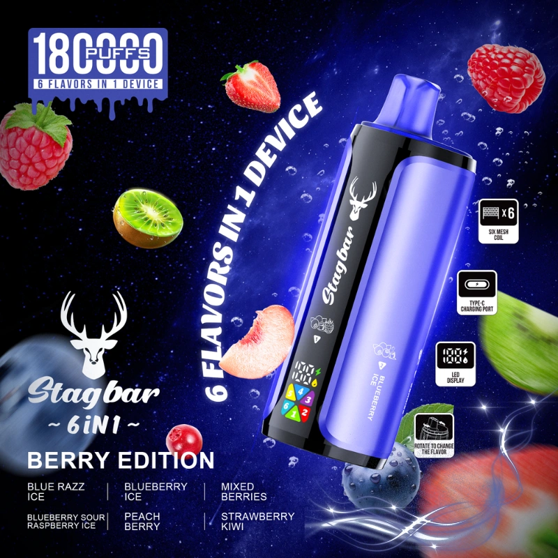 180k Puffs Stag Bar Tornado Vape Europe Sale