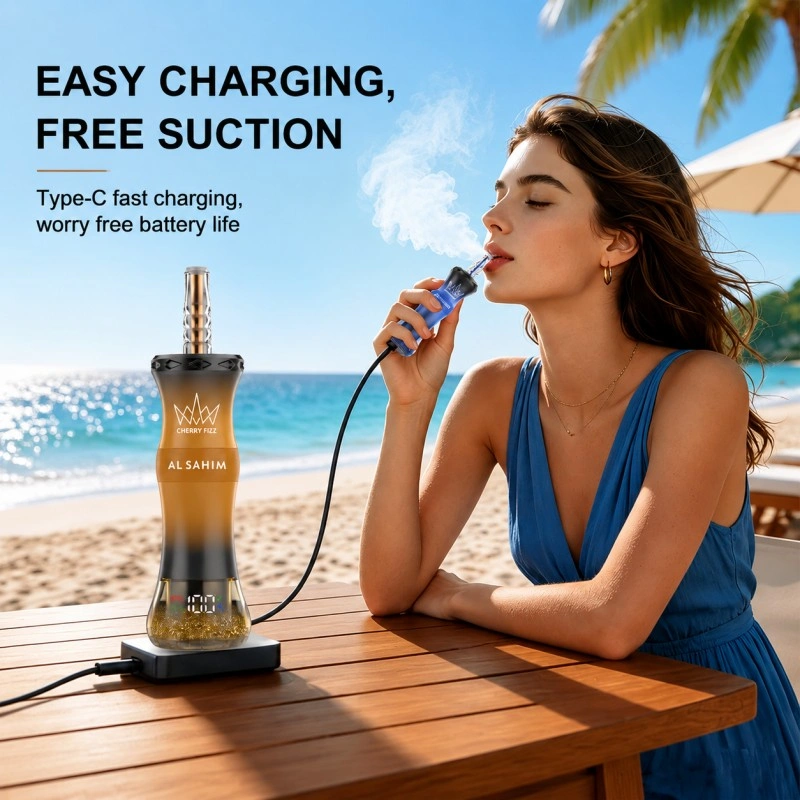 ATVS AL SAHIM 200K Shisha Vape s režimami MTL a DTL