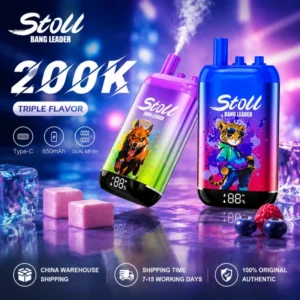 Jednorazová elektronická cigareta Bang Leader Stoll 200K Triple Flavor