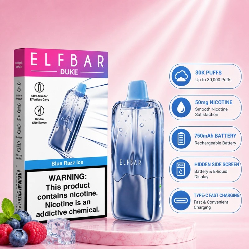 ELF BAR DUKE 30000 Puffs Disposable Vape for Europe Market