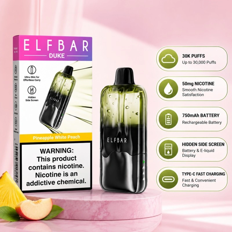 ELF BAR DUKE 30000 Puffs Rechargeable Disposable Vape