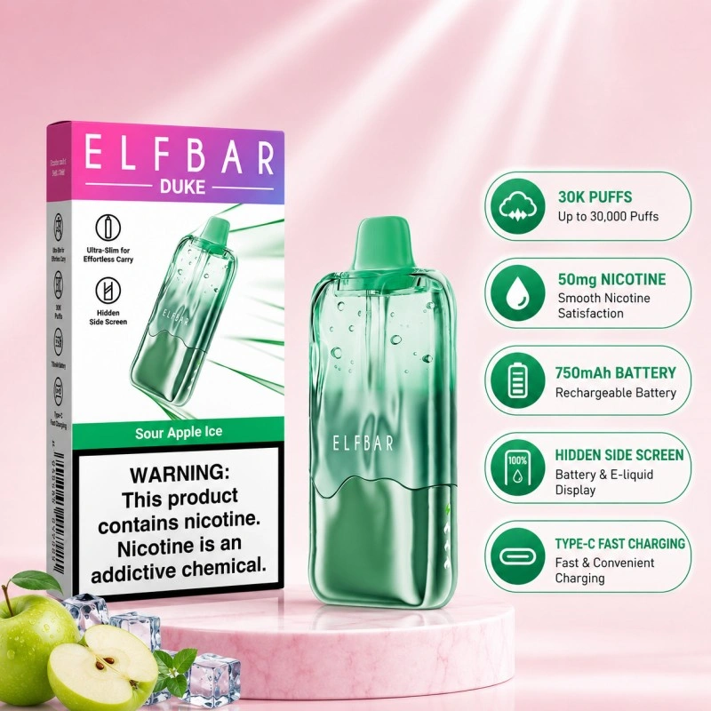 ELF BAR DUKE 30000 Puffs Type-C Rechargeable Vape