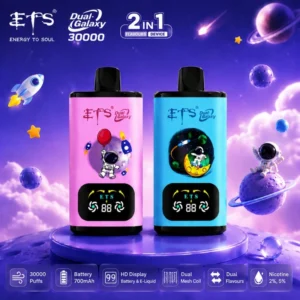 ETS Galaxy Vape s dvoma príchuťami a HD displejom