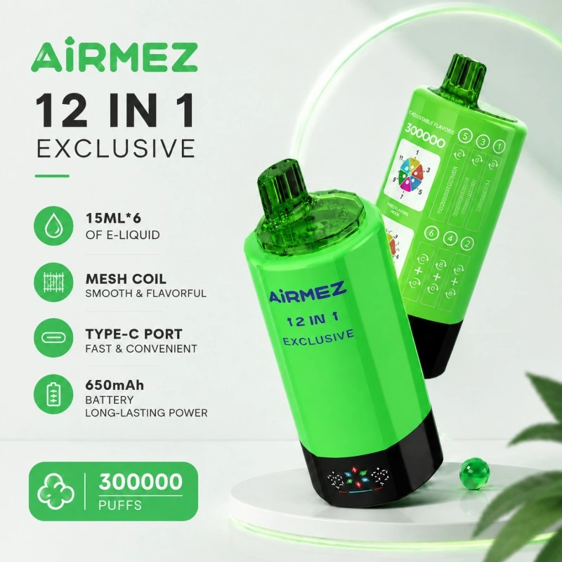 Multi Flavor 300K Vape napájaný šiestimi nezávislými podmi