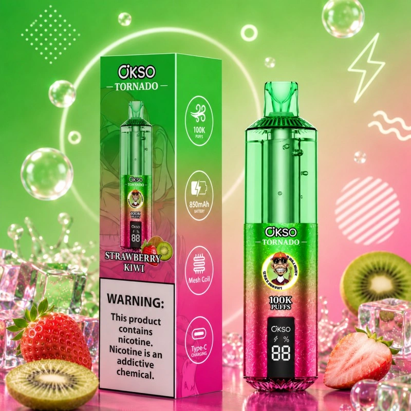 OKSO Tornado 100000 Pufov 800mAh Jednorazové Vape zariadenie