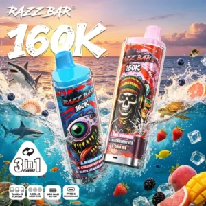 Razz Bar 160000 Pufov Výrobná Cena Jednorazový Vaporizér