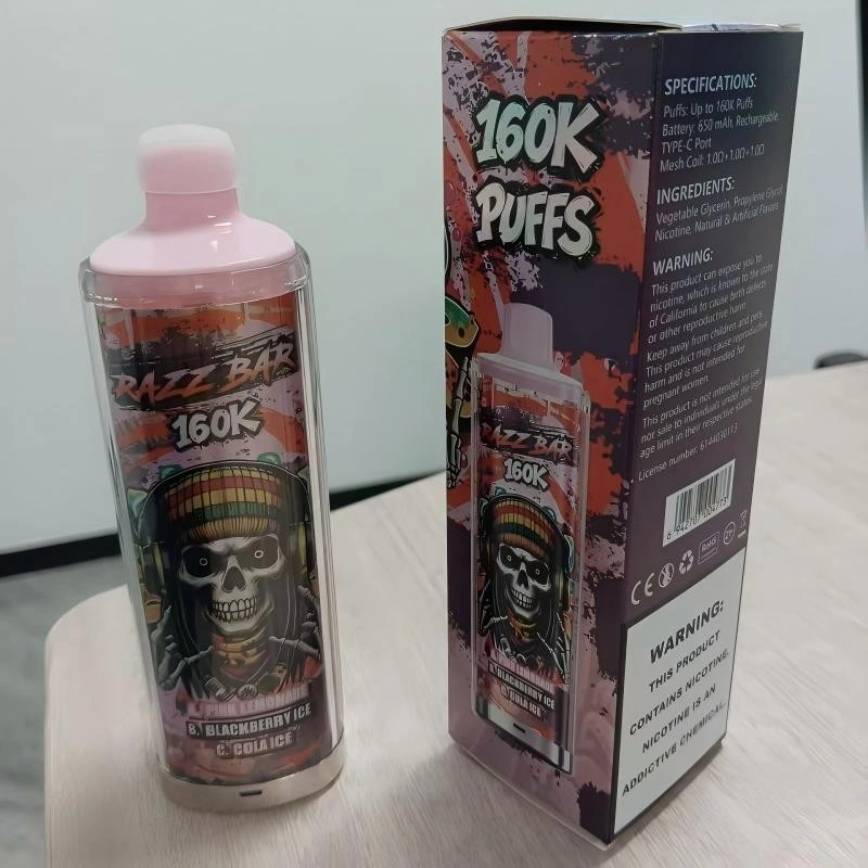Razz Bar 160000 Pufov Dodávateľ Vaporizéru s Vysokou Kapacitou