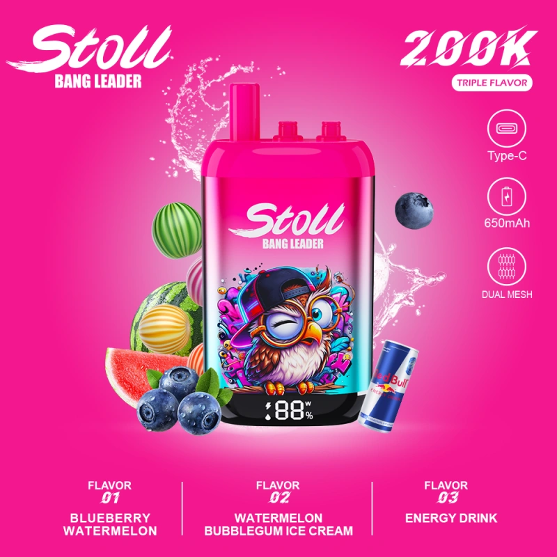 Jednorazová e-cigareta Triple Flavor 200K od Bang Leader Stoll