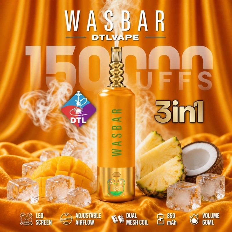 WASBAR 150000 potiahnutí Dvojitá mriežková cievka Jednorazový vap