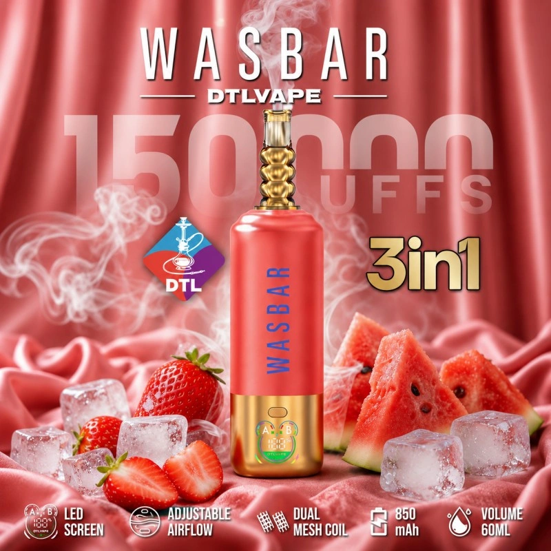 WASBAR 150000 potiahnutí vysokokapacitný Jednorazový vap