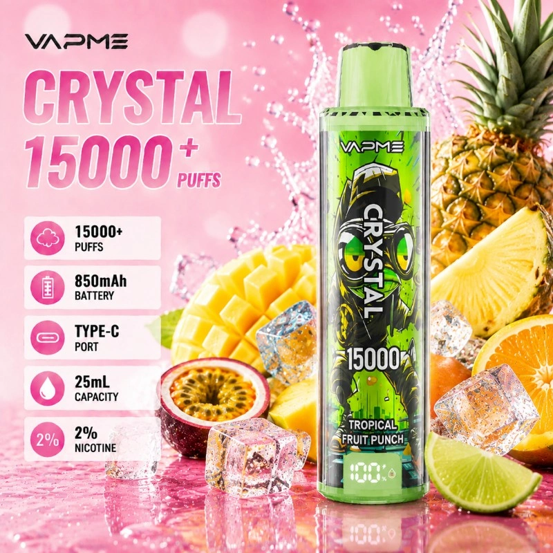 20 Flavor VAPME CRYSTAL Disposable Vape Collection